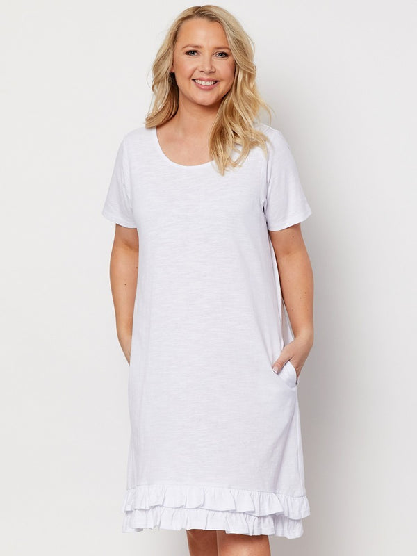 White tee sale dress