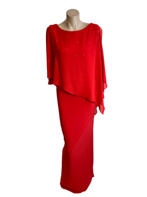 Frank Lyman Red Long Dress , Dress, Frank Lyman - Dressed By Swish