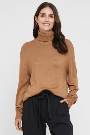 Turtle Neck Bamboo Knit