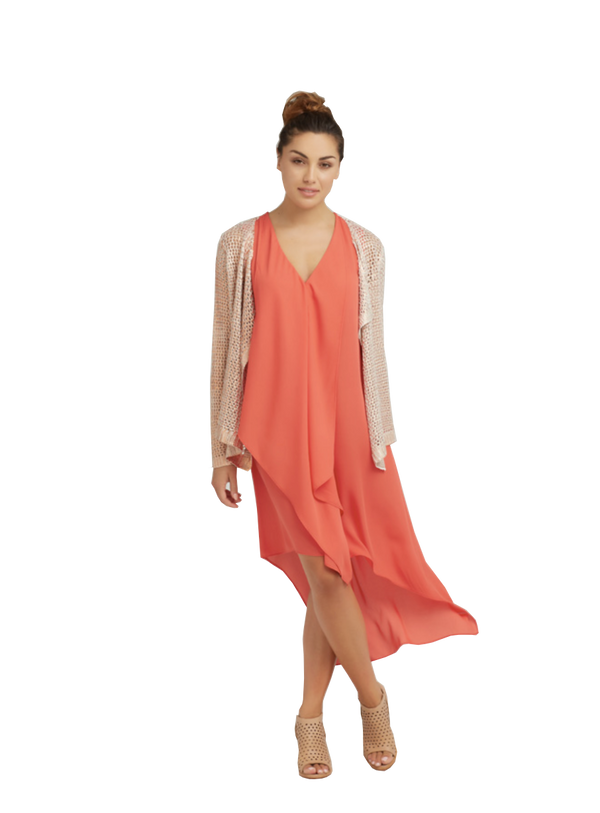 Sleeveless Asymmetrical Dress, Dress, Ping Pong - Dressed By Swish