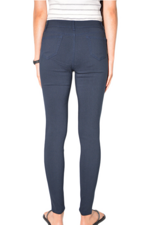 Wakee Jeggings High Rise In Dark Blue 60107, Jeans, Wakee - Dressed By Swish