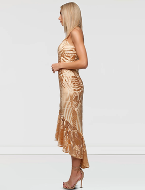 Pizzuto Zenith Limited Edition Dress Gold, Dress, Pizzuto - Dressed By Swish