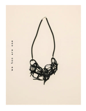 We Too Are One Onyx Helek Neckpiece, Necklace, We too are one - Dressed By Swish
