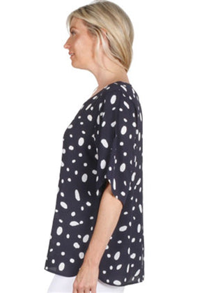 Emily Adams Print Shell Top