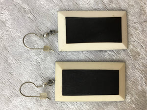 We too are one Resin Rectangle Drop Earings, Earings, We too are one - Dressed By Swish