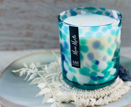 blackMILK Luxurious Soy Wax Candles - Vogue Blue Spot (Sea Salt and Moss)